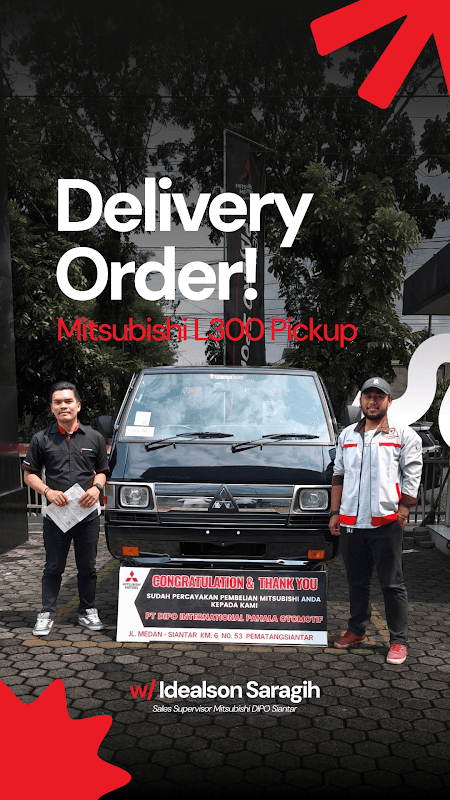 Serah terima unit Mitsubishi Xpander