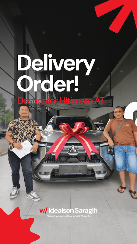 Serah terima unit Mitsubishi Xpander