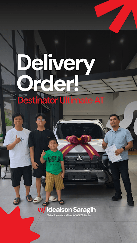 Serah terima unit Mitsubishi Xpander
